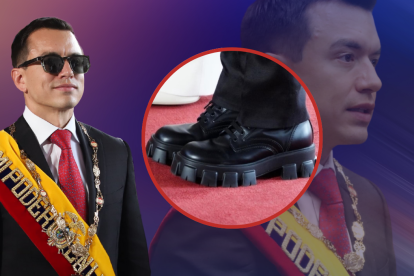 Daniel Noboa se ha vuelto viral por los zapatos utilizados