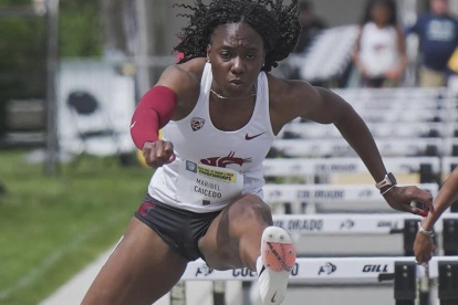 Maribel ha roto este año cuatro veces récords en 100 m vallas, siendo el del último jueves el más destacado: 12,49 segundos, mejor marca sudamericana.