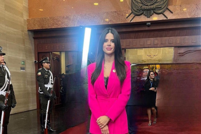 Diana Jácome fue candidata por el PSC en las elecciones anticipadas de 2023, ahora es asesora del presidente Daniel Noboa.