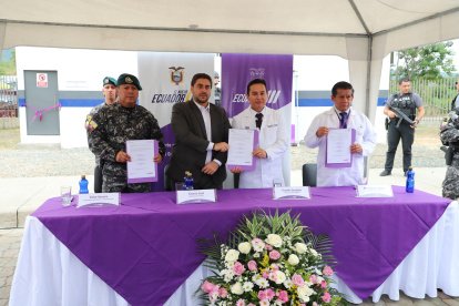 El MInisterio de Salud y del Interior firmaron un acuerdo para instalar un punto de vigilancia cerca del Hospital Monte Sinaí