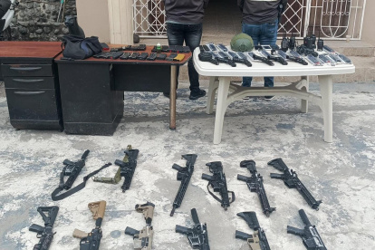 Decomiso en la ciudad de Milagro provincia del Guayas.