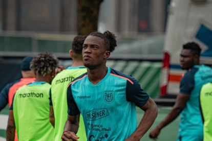 Andrés Micolta jugador de Ecuador una de las nuevas caras de la Tri.