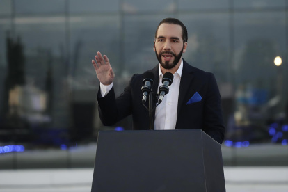 El presidente de El Salvador, Nayib Bukele, en una foto de archivo.