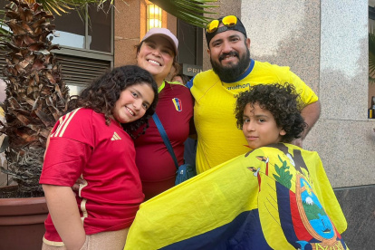A pesar de la rivalidad futbolística, la pareja está lista para apoyar juntos a sus selecciones en su debut en la Copa América
