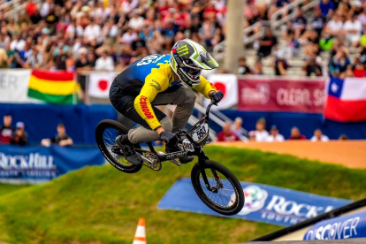 Alfredo Campo se ubicó entre los cinco mejores del Campeonato Mundial de BMX.