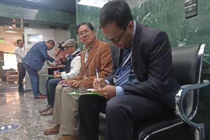 Los postulantes se presentaron este 29 de junio para someterse a una entrevista psicológica.