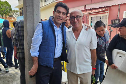 Marco con Jorge Salinas