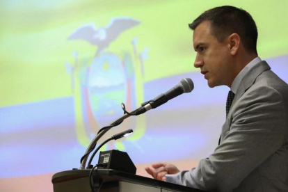 Noboa se reunirá con su homóloga, Dina Boluarte, para tratar temas de estrategias de cooperación en materia de seguridad, comercio, conectividad y combate a la minería ilegal.