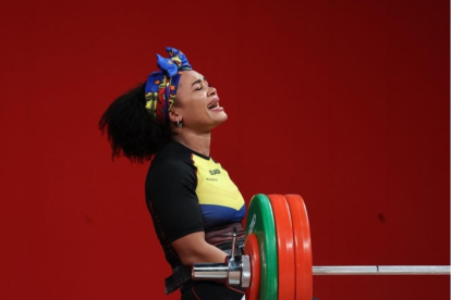 Neisi Dajomes es parte del grupo de 40 deportistas ecuatorianos que clasificaron a los Juegos Olímpicos de París 2024.