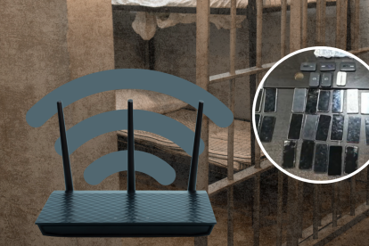 La Policía detalló que halló celulares y droga.