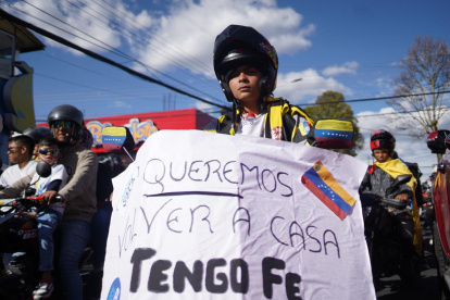 La marcha salió desde La Kennedy y avanzó hasta el parque La Carolina.