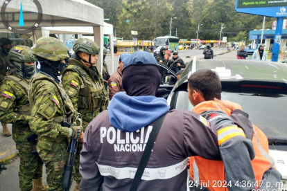 Dato. En Ecuador se han capturado a nueve "objetivos de alto valor" en los primeros seis meses del año.
