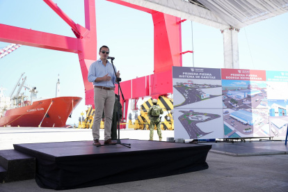 El presidente Daniel Noboa cumple agenda en la provincia El Oro, para la entrega de otras relacionadas al sector productivo.