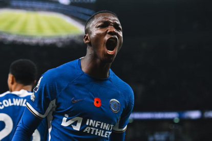 El ecuatoriano Moisés Caicedo anotó un gol desde que llegó a Chelsea