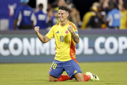 James Rodríguez disputó la Copa América 2024 con la selección de Colombia.
