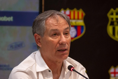 Ariel Holan entrenador de Barcelona.
