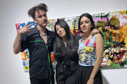 Harrison Deller, Maureen Gubia y María Fernanda Landín.