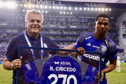 César Avilés (i) será el encargado de dirigir el directorio de Emelec.