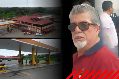 Gustavo Santana Ortega y su gasolinera Santata Oil.