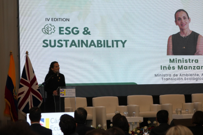 Inés Manzano participó en la inauguración de la Cuarta Edición del ESG & Sustainability Forum.
