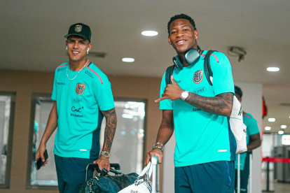 Piero Hincapié y Gonzalo Plata en el rol titular de Ecuador.