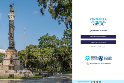 Al ingresar a la opción de la ventanilla universal en la página web municipal, encontrará un manual que puede descargar para comprender a detalle el proceso.