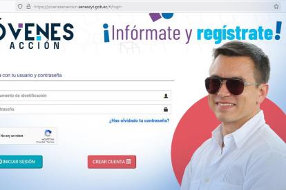 Imagen para graficar este artículo sobre el programa público Jóvenes en Acción, que otorgará dinero por tareas de mitigación de los efectos del cambio climático, y el presidente Daniel Noboa.