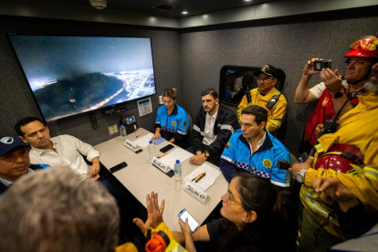 El alcalde Álvarez articuló medidas conjuntas con Bomberos y otras instituciones para mitigar la emergencia.