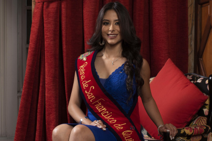Doménica Jarrín fue elegida como reina de Quito el pasado 27 de noviembre.