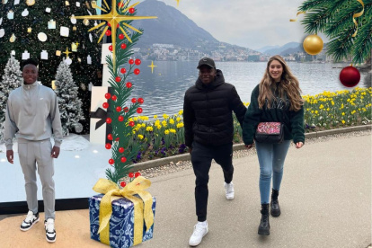 Jhon Jairo Espinoza pasará la Navidad con su esposa, Rocío Marcotulli.