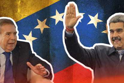 La disputa presidencial en Venezuela alberga dos nombres: Edmundo González y Nicolás Maduro.