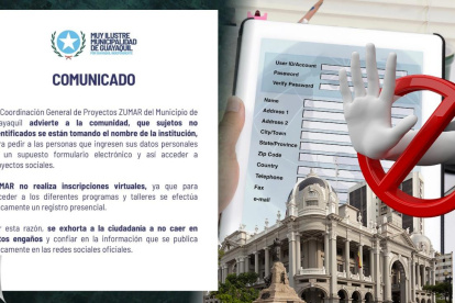 Guayaquil. El Cabildo se pronunció en redes sociales ante esta situación.