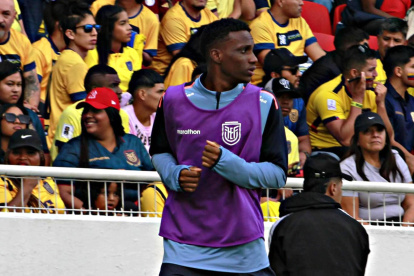 Darwin Guagua fue la sorpresa en la nómina de Ecuador ante Venezuela.
