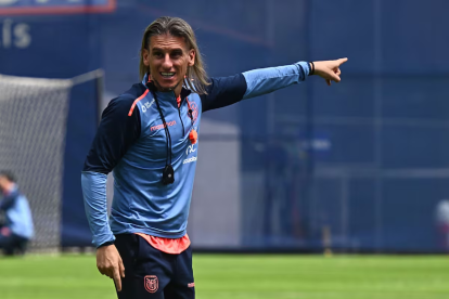 Sebastián Beccacece es el entrenador de la selección ecuatoriana, tras la salida de Félix Sánchez Bas