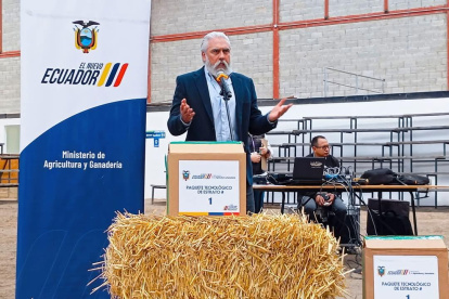 Santiago Malo, gobernador del Azuay, rechazó las declaraciones del prefecto de Azuay sobre deudas del Gobierno Nacional y Elecaustro.Cortesía Gobernación del Azuay