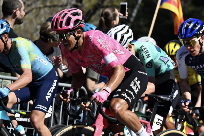 El ciclista de 31 años cerró su participación en la Volta a Catalunya, tras siete días de intensa competencia.