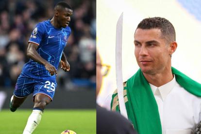 Moisés Caicedo y Cristiano Ronaldo juntos una buena posibilidad.