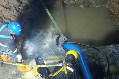 Según indicó Interagua, los trabajos en el acueducto se realizaron a lo largo de la madrugada de este 14 de abril.