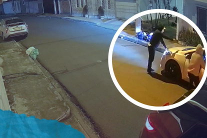 El robo quedó grabado por las cámaras del sitio.