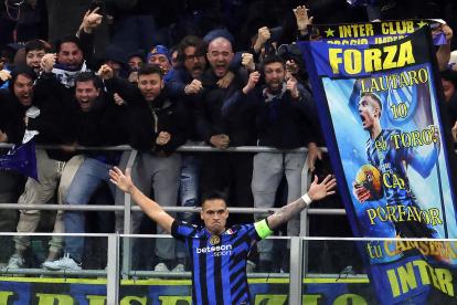 Lautaro Martínez figura del Inter de Milán.