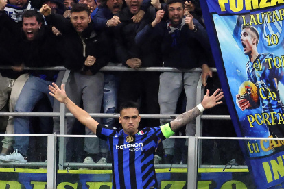 Lautaro Martínez figura del Inter de Milán.