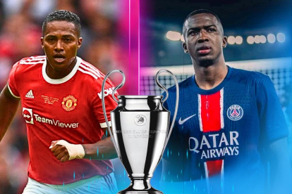 Antonio Valencia y Willian Pacho jugadores ecuatorianos en finales en la Champions.