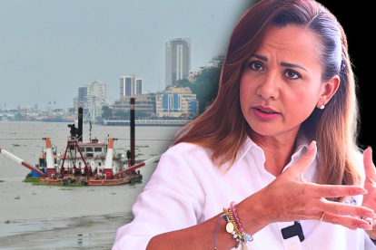 La prefecta del Guayas habló con EXPRESO sobre el fin del contrato del dragado del río Guayas y sus planes futuros en torno al tema.