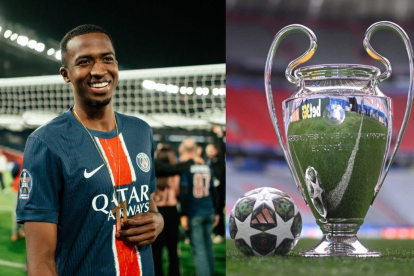 Willian Pacho y su primer final de la Champions.