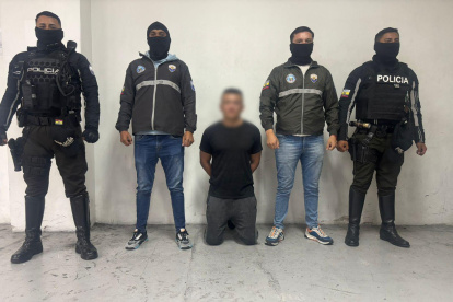 El hombre fue detenido en el sector de El Bosque, en el norte de Quito.