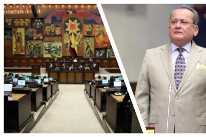 El asambleísta del Partido Socialcristiano, Alfredo Serrano, aseguró que el proyecto de Ley de Inteligencia no contará con los votos de su tienda política para su aprobación. Fotomontaje.