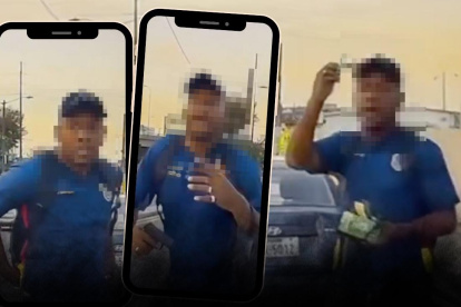 El intento de asalto se registró en la avenida Las Aguas, en el norte de Guayaquil.