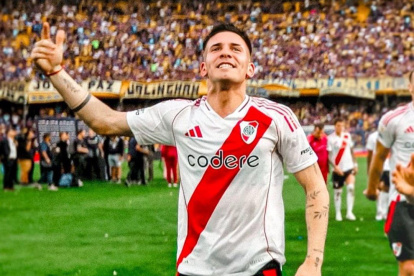 Mastantuono ya ganó la Copa Argentina con River y se apresta a los octavos de la Libertadores y el Mundial de Clubes.