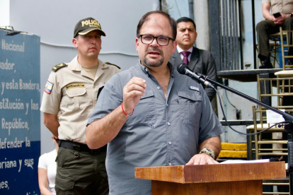 El ministro del Interior, John Reimberg.