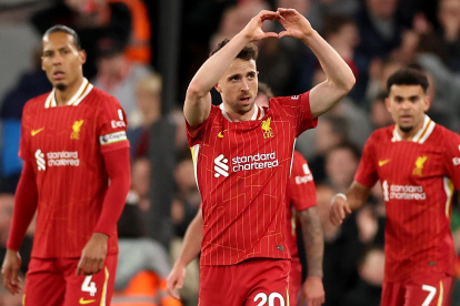Diogo Jota fue una de las figuras de Liverpool.